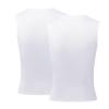 Runceptual Youth Boys Compression Sleeveless Shirt Undershirts Workout Base Layer Vest Quick Dry Soccer Shirts (US, Alpha, X-Large, Regular, 2Pack:White+White) view 4
