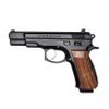 Hammy3DPrints Mount for CZ 75/85 / P01 / PCR / SP01 / Shadow - Wall | Pistol Holder Handgun Storage Rack (Facing Right, Drywall Anchors with Screws) view 1