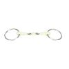 Asixxsix Ring Snaffle Bit, Stainless Steel Horse Mouth Bit Practical Loose Ring Bit Middle Horse Riding Snaffle Bit Flexible Horse Snaffle Bit for Horse Training and view 2
