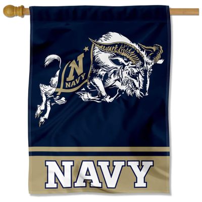US Navy Midshipmen Wordmark Logo House Flag Banner