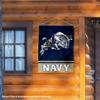 US Navy Midshipmen Wordmark Logo House Flag Banner view 3