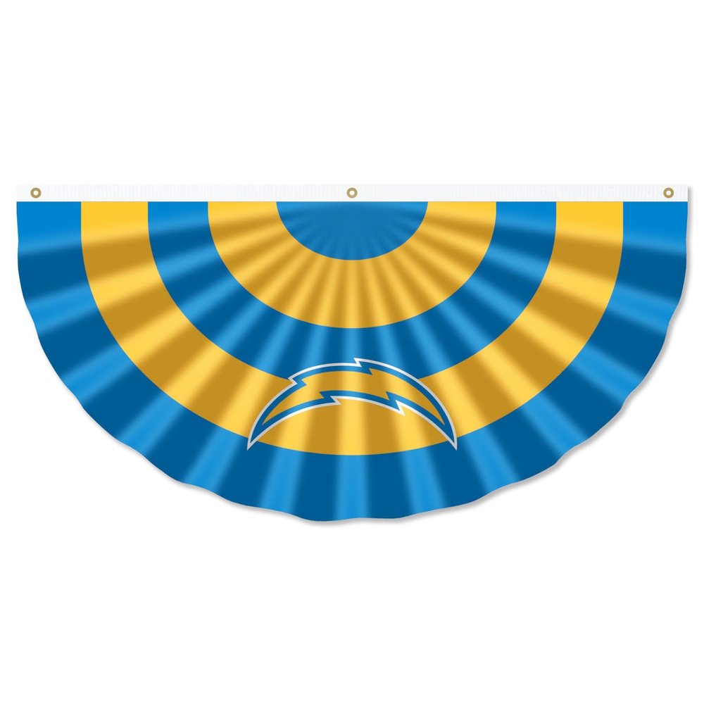 Los Angeles Chargers Bunting Pleated Fan Banners