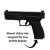 Hammy3DPrints Mount for Springfield Echelon - Wall | Pistol Holder Handgun Storage Rack (Facing Left, Self-Tapping Stud Screws) view 2