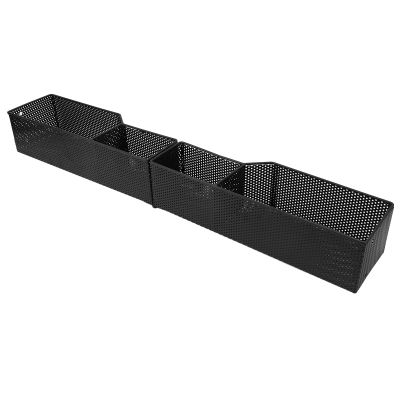CFTGIW Cart Storage Basket Steel Mesh, Ample Room, Easy Installation for with Organizer Tray
