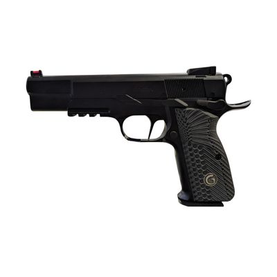 Hammy3DPrints Mount for Browning/FN Hi-Power Original - Wall | Pistol Holder Handgun Storage Rack (Facing Left, Self-Tapping Stud Screws)