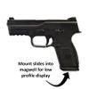Hammy3DPrints Mount for FN FNP/FNS 9 - Wall | Pistol Holder Handgun Storage Rack (Facing Right, Self-Tapping Stud Screws) view 2