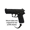Hammy3DPrints Mount for Sig SP2022 - Wall | Pistol Holder Handgun Storage Rack (Facing Left, Drywall Anchors with Screws) view 2