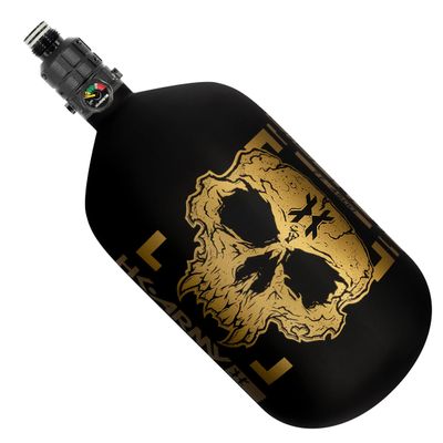 HK Army HPA Paintball Tank - Lightweight Pro Alpha Air Carbon Fiber Compressed Air Tank - 77ci/4500 psi Midas