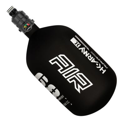 HK Army HPA Paintball Tank - Lightweight Pro Alpha Air Carbon Fiber Compressed Air Tank - 68ci/4500 psi Shadow