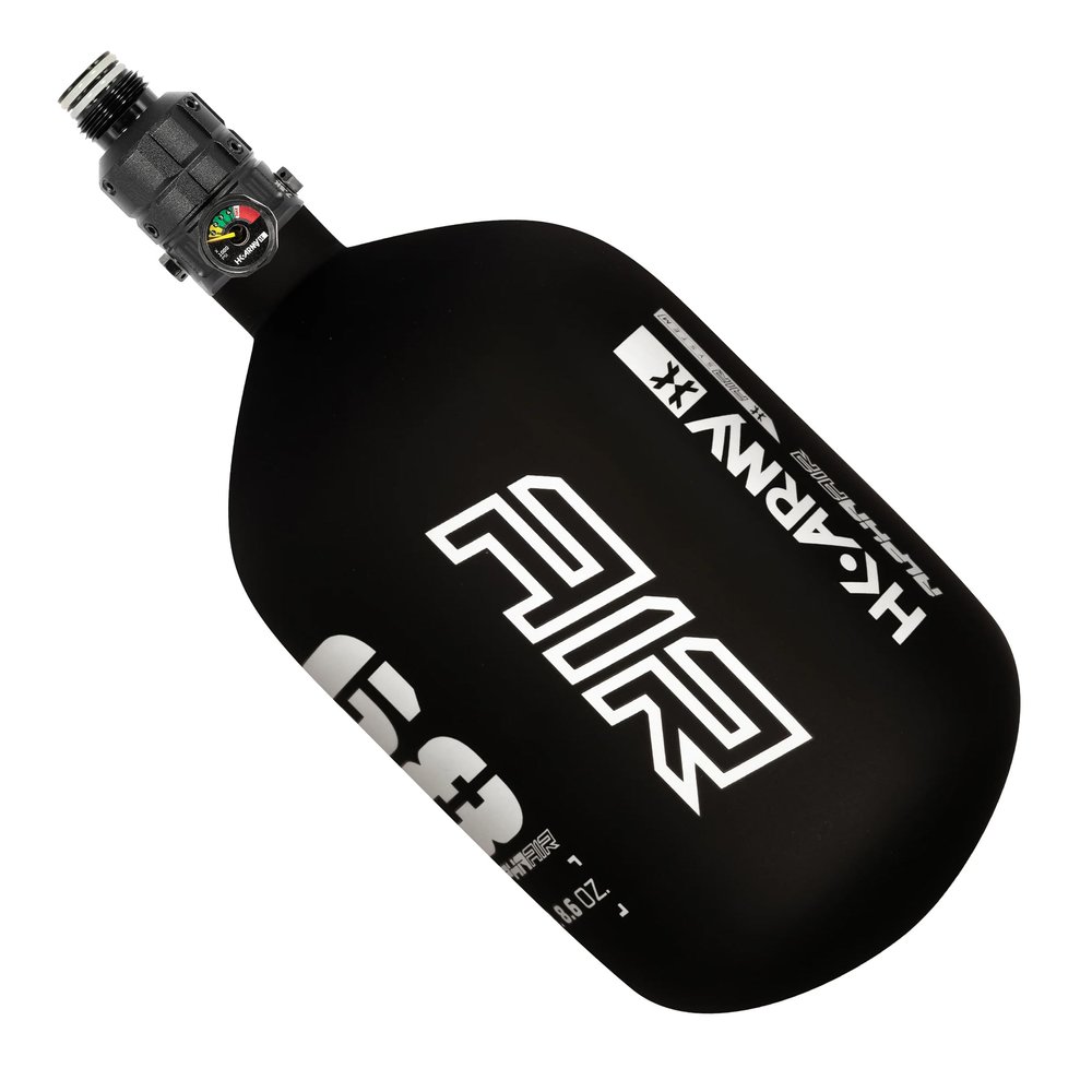 HK Army HPA Paintball Tank - Lightweight Pro Alpha Air Carbon Fiber Compressed Air Tank - 68ci/4500 psi Shadow