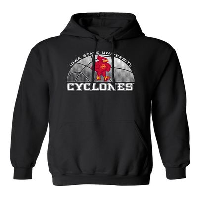 CornBorn Iowa State Cyclones Sweatshirt - Hooded Fleece Iowa State Basketball with Cy - Black - 4X