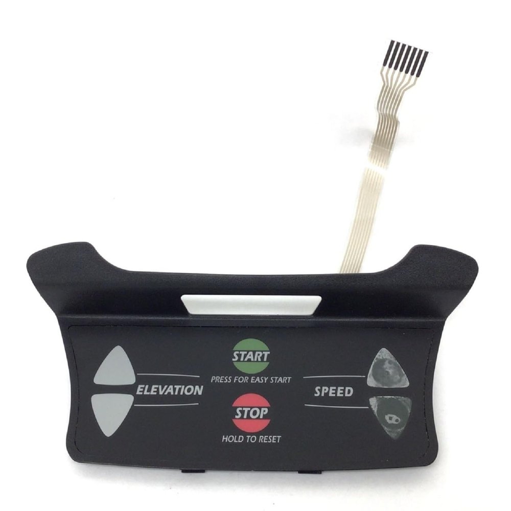 Console Touch Pad W/Start Stop Speed Incline 1000094781 Works with Vision Fitness Treadmill
