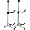Malone Atlas 2 Kayak Freestanding Storage Rack, Silver view 1