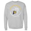 500 LEVEL Tyrese Haliburton Indiana Pacers Crewneck Sweatshirt - Tyrese Haliburton Indiana Pacers Player Ball WHT (Heather Gray, XX-Large) view 1