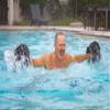 Hydro Tone 3D Design Water Weights Pool Exercise Functional Strength Training Variable Resistance - Quick Start Guide - Black Pair view 4