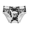 ALAZA Sugar Skull Head Bone Black Boys' Briefs Soft Underwear Available in Sizes 3t view 1