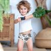 ALAZA Black Indian Paisley Flower Floral Boys' Briefs Soft Underwear Available in Sizes 4t view 2