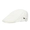 Katutude Men's Newsboy Cap Corduroy Flat Cap Golf Driving Hat Adjustable Newsboy Cap Fashion Cabbie Beret Cap White view 1