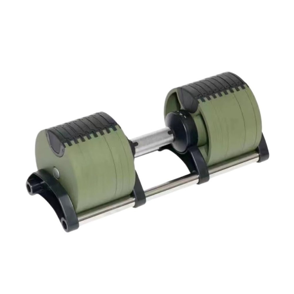 HAMEXLN Dumbells Automatically Adjust Men's Fitness Home Exercise Arm Strength In One Second Detachable Adjustable Dumbbells Dumbell Set, 32kg, Green