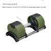 HAMEXLN Dumbells Automatically Adjust Men's Fitness Home Exercise Arm Strength In One Second Detachable Adjustable Dumbbells Dumbell Set, 32kg, Green view 3