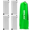 SAN LIKE Tent Poles for Tarp - 90 in Set of 4, Telescoping Canopy Poles for Rooftop Tents, Camping & Trekking, Awning view 1