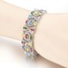 Zkuiokrlf 2024 Colorful Zircon Bracelet, Lightweight Luxury, Women's Fashionable Tourmaline Bracelet view 2