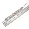 Zkuiokrlf 2024 Colorful Zircon Bracelet, Lightweight Luxury, Women's Fashionable Tourmaline Bracelet view 3