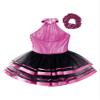 CHICTRY Kids Girls Shiny Sequined Ballet Tutu Dress Modern Jazz Latin Dance Costume Dancewear A1 Rose 10 Years view 3