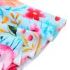 Girls Swimsuit One Piece UPF 50+ Floral Skirted Bathing Suit Modest Beach Swim Dress S472_BlueFlower_128/134 view 4