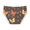 ALAZA Chicken Rooster Polka Dots Boys' Briefs Soft Underwear Available in Sizes 8y Multicolor view 2