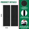 2 Pcs Dart Board Backing Felt Wall Tiles Cork Dart Board Backer Alternative Self-Adhesive Wall Protectors Square Backing Tiles (36 x 24 x 0.5 Inch,Black) view 2