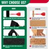 2 Pcs Dart Board Backing Felt Wall Tiles Cork Dart Board Backer Alternative Self-Adhesive Wall Protectors Square Backing Tiles (36 x 24 x 0.5 Inch,Black) view 3