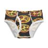 ALAZA Hipster Cartoon Pizza Black Boys' Briefs Soft Underwear Available in Sizes 2t view 1