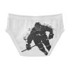 ALAZA Black White Ice Hockey Player Boys' Briefs Soft Underwear Available in Sizes 8y view 2
