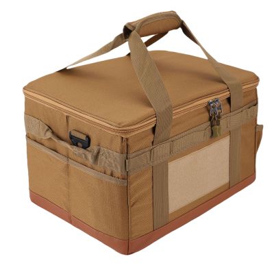 NineFit Basics 30L Collapsible Camping Storage Bag, Large Capacity Easy Storage BBQ Picnic Bag with Multiple Pockets, Hard Design Vehicle Mountedfor Outdoor Camping Picnic Traveling, Genericxcptmd8nsy