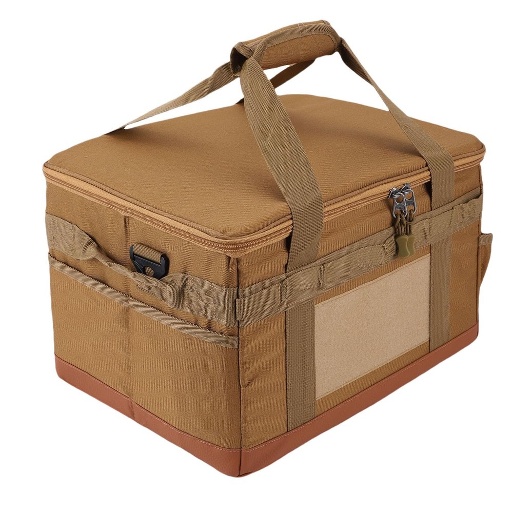 NineFit Basics 30L Collapsible Camping Storage Bag, Large Capacity Easy Storage BBQ Picnic Bag with Multiple Pockets, Hard Design Vehicle Mountedfor Outdoor Camping Picnic Traveling, Genericxcptmd8nsy