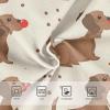 ALAZA Brown Dachshund Dog Polka Dots Boys' Briefs Soft Underwear Available in Sizes 6y view 3