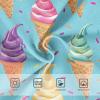 ALAZA Ice Cream on Blue Boys' Briefs Soft Underwear Available in Sizes 5t view 3