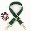 Women's Adjustable Replacement Wide Shoulder Strap Purse Crossbody Bag Strap Canvas Bag for Unisex Handbag Belts Strap (Color : Beige green, Size : 29.5-51in) view 3