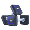 Dumbells Square PU Dumbbell Gym High-end Dumbbell Professional Strength Training Fitness Equipment For Men And Women Dumbell Set view 1