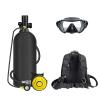 GOYOJO 3L Scuba Tank Diving Oxygen Cylinder Kit Respirator Spair Air Buddy Underwater Diving System 30-50Mins (3L Black Set) view 1