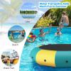 YJFEDCC Inflatable Water Trampoline, Floating Trampoline, Children's Adult Swimming Pool, Lake Leisure Water Trampoline,16FT/5M view 4