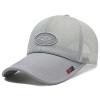 NineFit Basics Unisex Duck Tongue Hat Men Ladies Embroidered Letters Baseball Cap Mesh Breathable Cap Sunshade Mesh (Grey, One Size) view 2