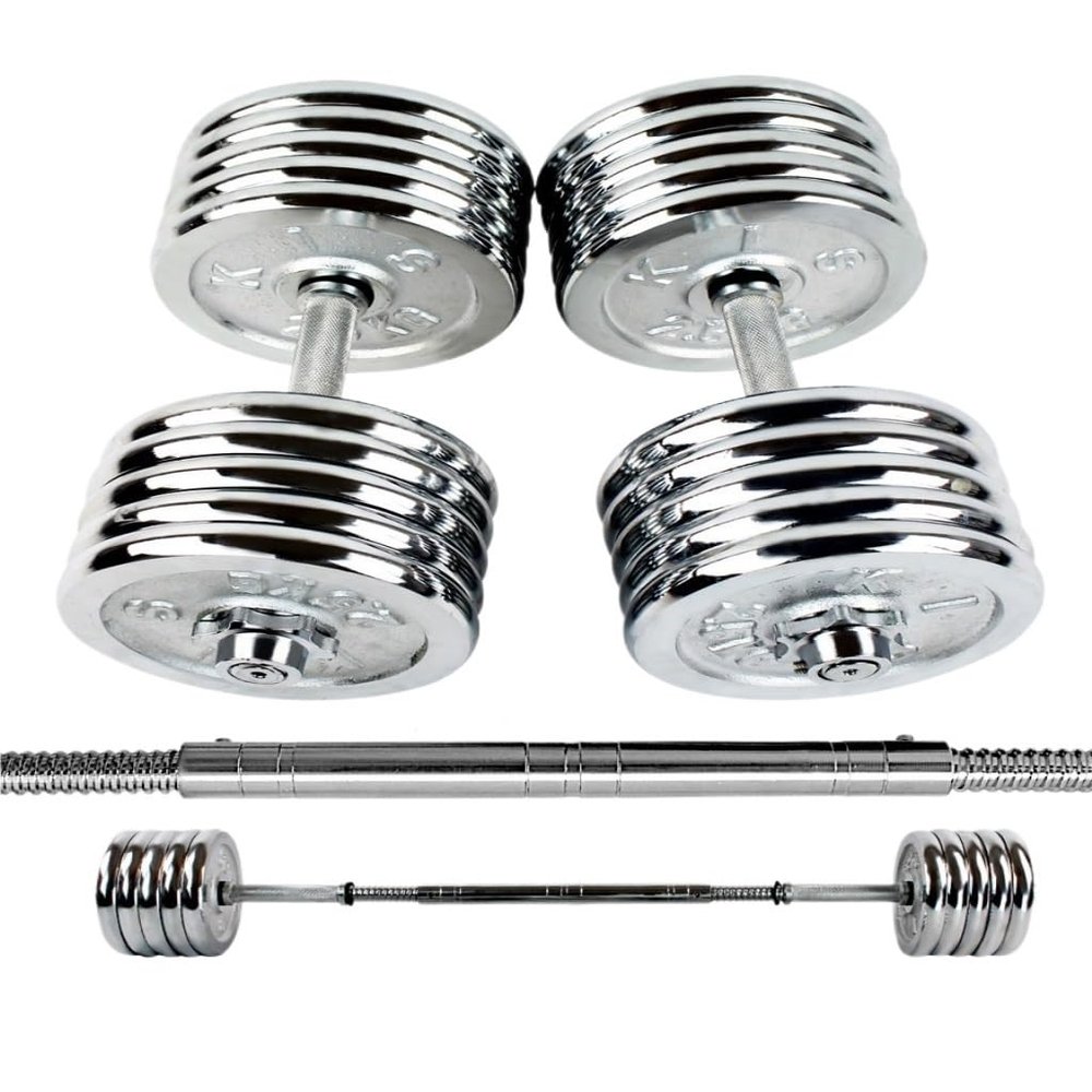 Dumbells Large Weight Adjustable Solid Metal Electroplated Dumbbell Men's Home Gym Arm Muscle Training Equipment Dumbell Set