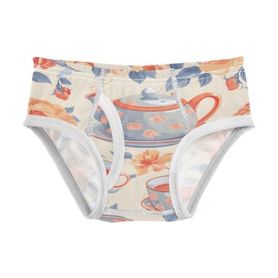 ALAZA Yellow Rose Flower Paris Stylish Boys' Briefs Soft Underwear Available in Sizes 8y