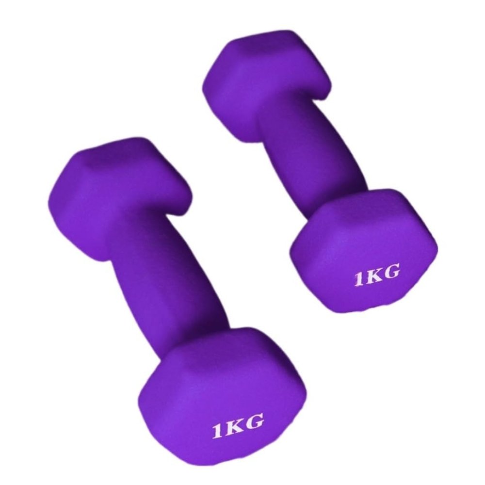 HAMEXLN Dumbbel Dip Plastic Dumbbells For Women's Fitness Home Equipment Solid Pure Iron Small Dumbbells For Men's Yoga Arms Barbell, 4KG, Purple