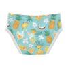 ALAZA Pineapple Cup Blossom Flower Blue Boys' Briefs Soft Underwear Available in Sizes 6y view 2