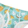 ALAZA Pineapple Cup Blossom Flower Blue Boys' Briefs Soft Underwear Available in Sizes 6y view 4