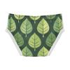 ALAZA Green Leaves Cartoon Stylish Boys' Briefs Soft Underwear Available in Sizes 4t view 3