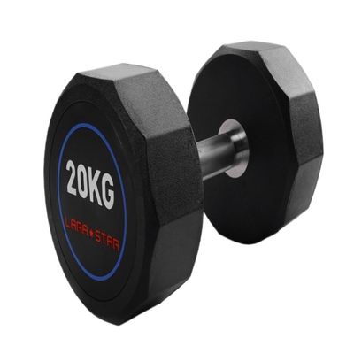 Dumbbel Men's Fixed Hexagonal Dumbbell Pure Steel Rubber-Coated Combination Set, Odor-Free Home Gym Equipment Barbell